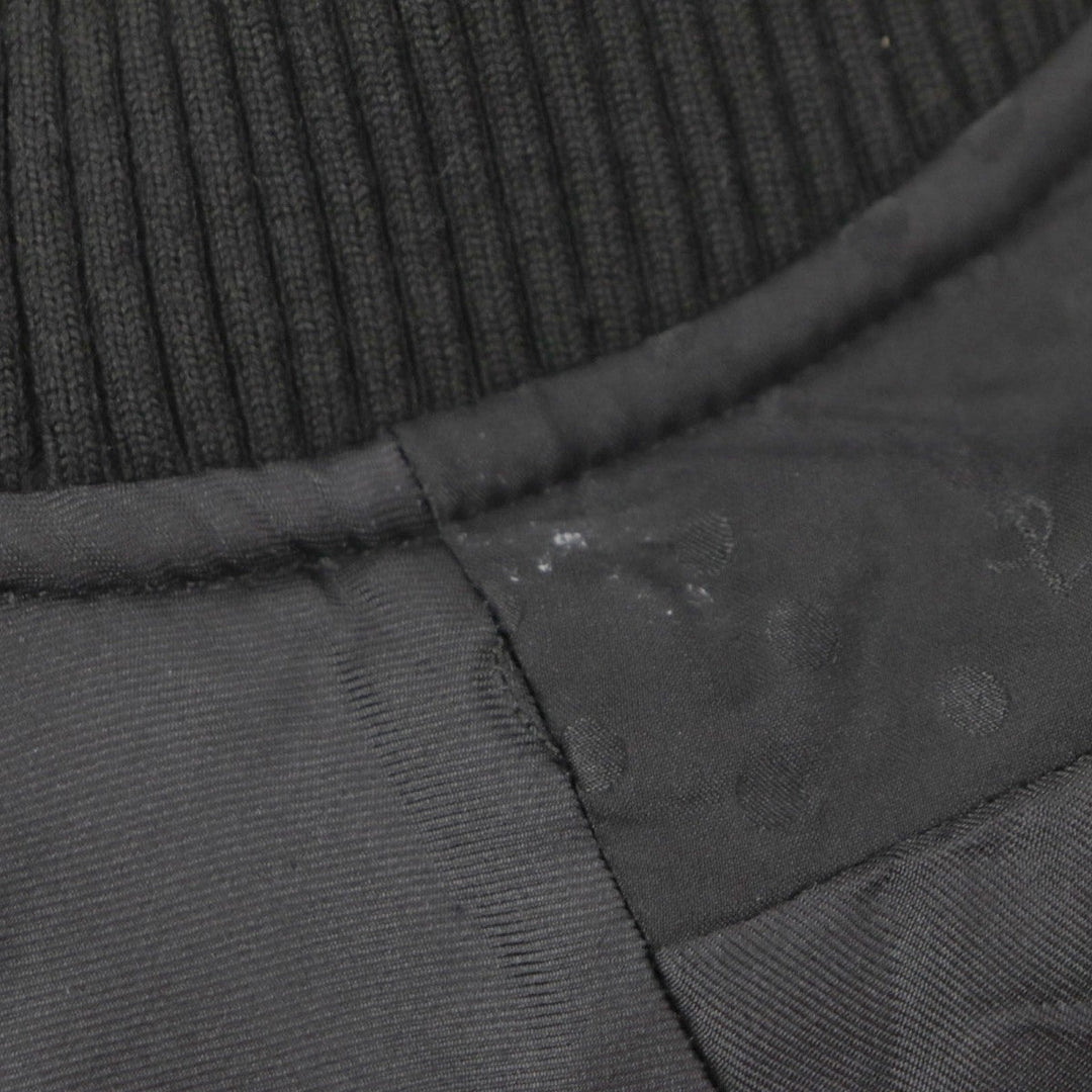 SAINT LAURENT PARIS Bomber jacket 670845 silk black 36