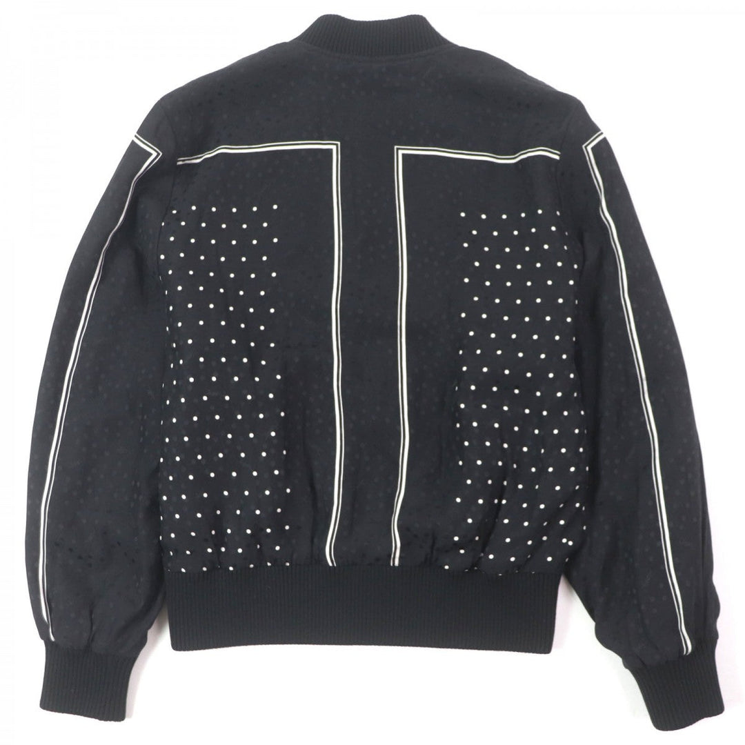 SAINT LAURENT PARIS Bomber jacket 670845 silk black 36