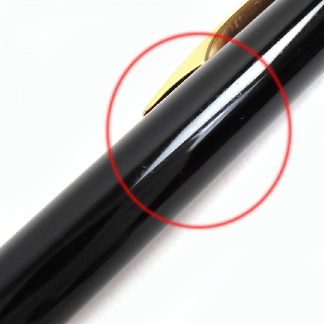 MONTBLANC Ballpoint pen Resin, Gold Plated black Starwalker