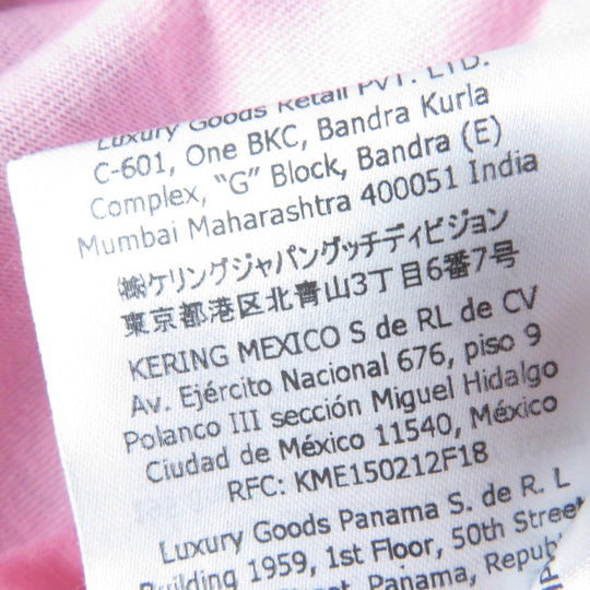 GUCCI Short sleeve T-shirt 693637 cotton pink Gucci x Adidas collaboration L