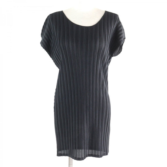 PLEATS PLEASE one piece PP11-FT324 Main: 100% polyester black Women 3 Used Authentic