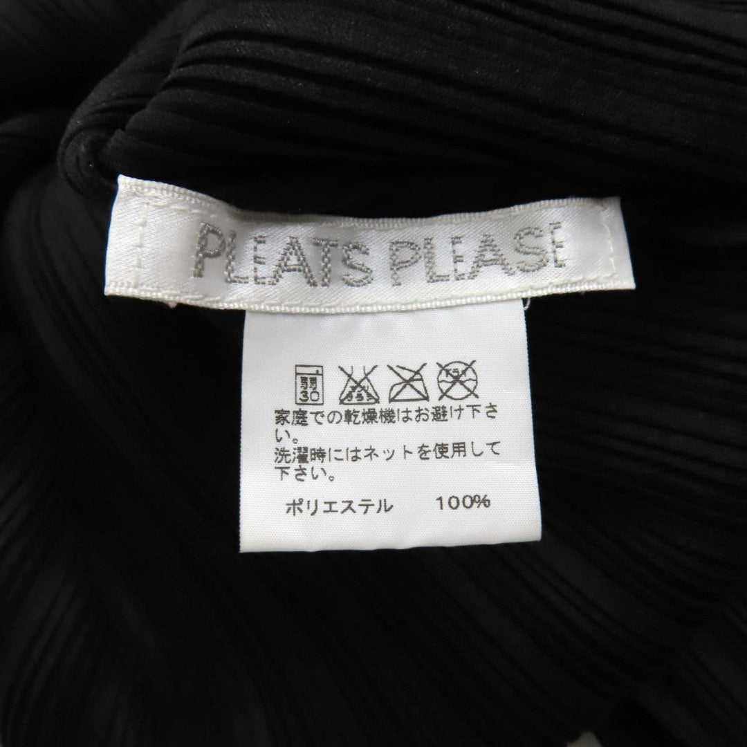 PLEATS PLEASE one piece PP11-FT324 Main: 100% polyester black Women 3 Used Authentic
