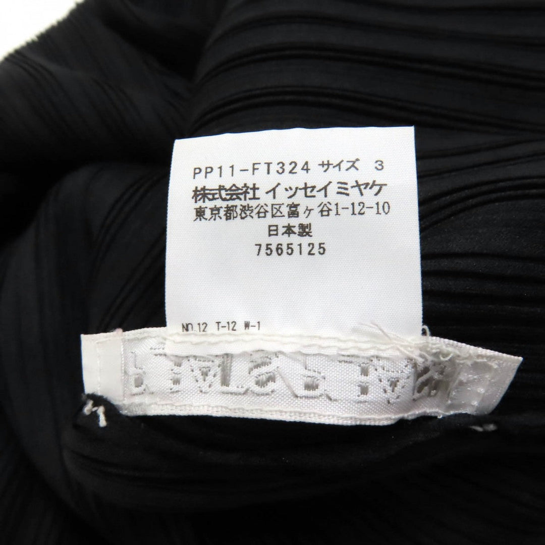 PLEATS PLEASE one piece PP11-FT324 Main: 100% polyester black Women 3 Used Authentic