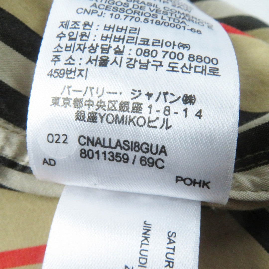 BURBERRY Long sleeve shirt 8011359 Main: 100% cotton beige Women 36 Used Authentic