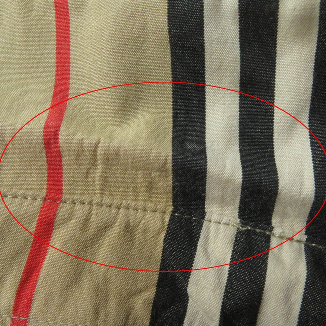 BURBERRY Long sleeve shirt 8011359 Main: 100% cotton beige Women 36 Used Authentic