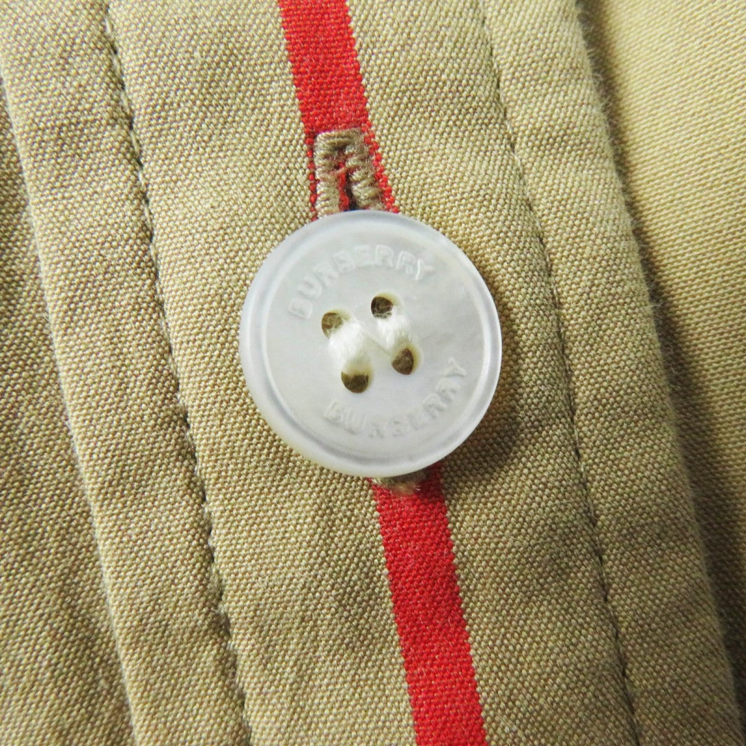 BURBERRY Long sleeve shirt 8011359 Main: 100% cotton beige Women 36 Used Authentic