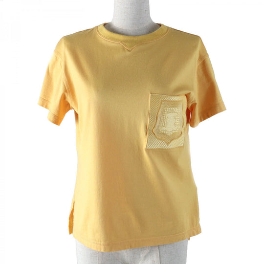 HERMES Short sleeve T-shirt cotton yellow 34