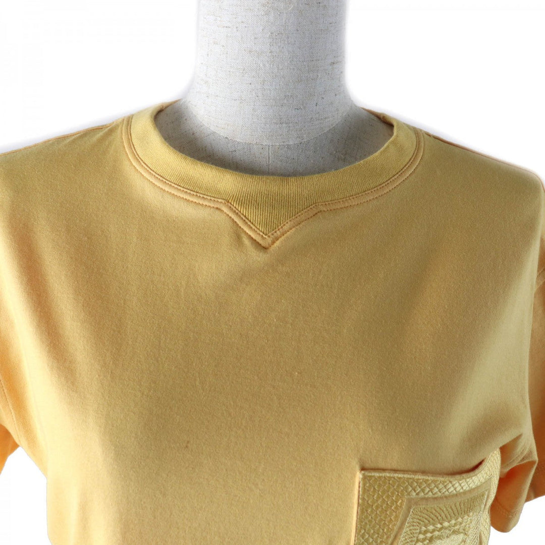 HERMES Short sleeve T-shirt cotton yellow 34
