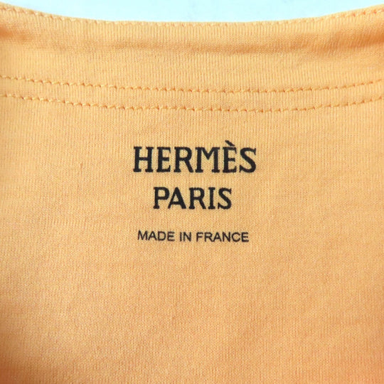 HERMES Short sleeve T-shirt cotton yellow 34
