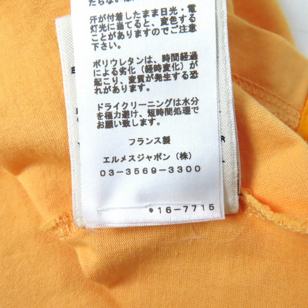 HERMES Short sleeve T-shirt cotton yellow 34