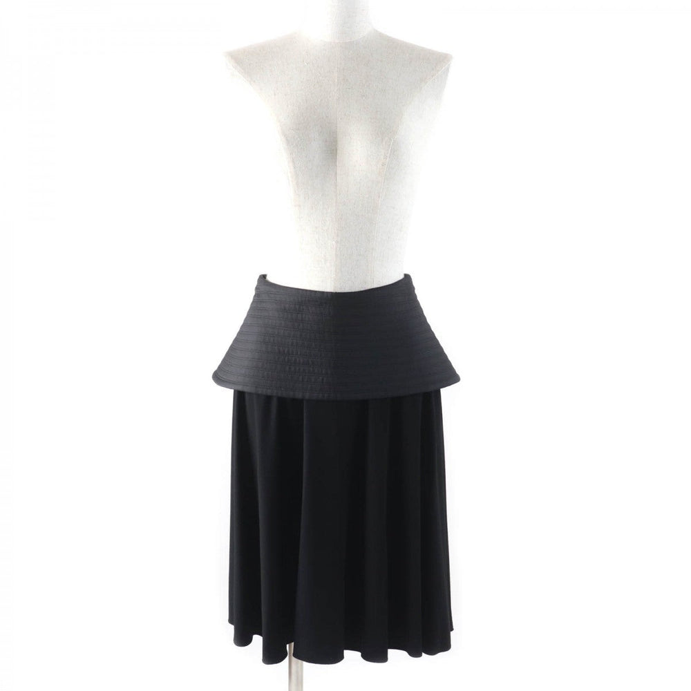 LOEWE skirt S540Y08X56 Main: 92% viscose, Main: 8% elastane, Part: 66% wool, Part: 34% viscose, Part: 100% polyester black Women 34 Used Authentic