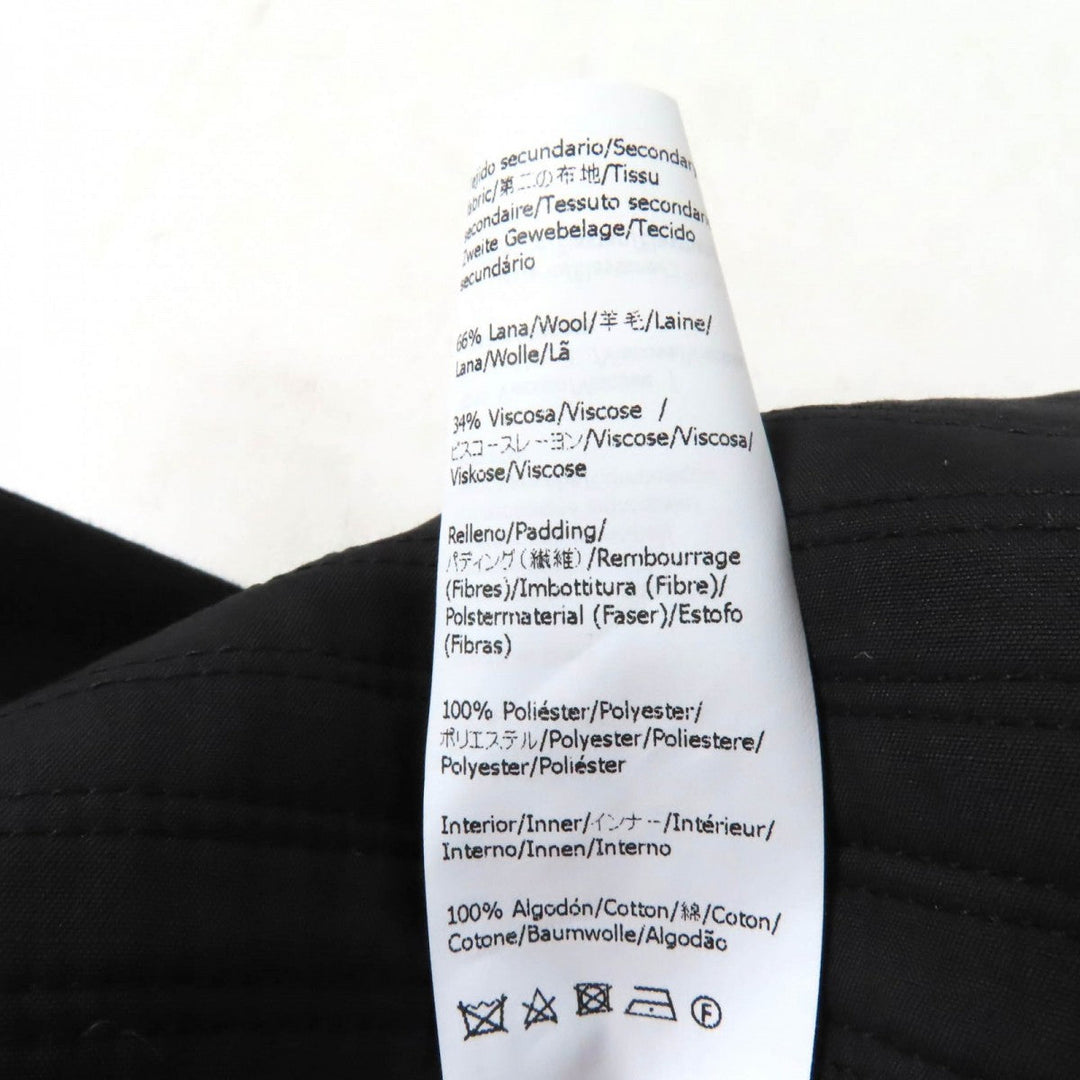 LOEWE skirt S540Y08X56 Main: 92% viscose, Main: 8% elastane, Part: 66% wool, Part: 34% viscose, Part: 100% polyester black Women 34 Used Authentic