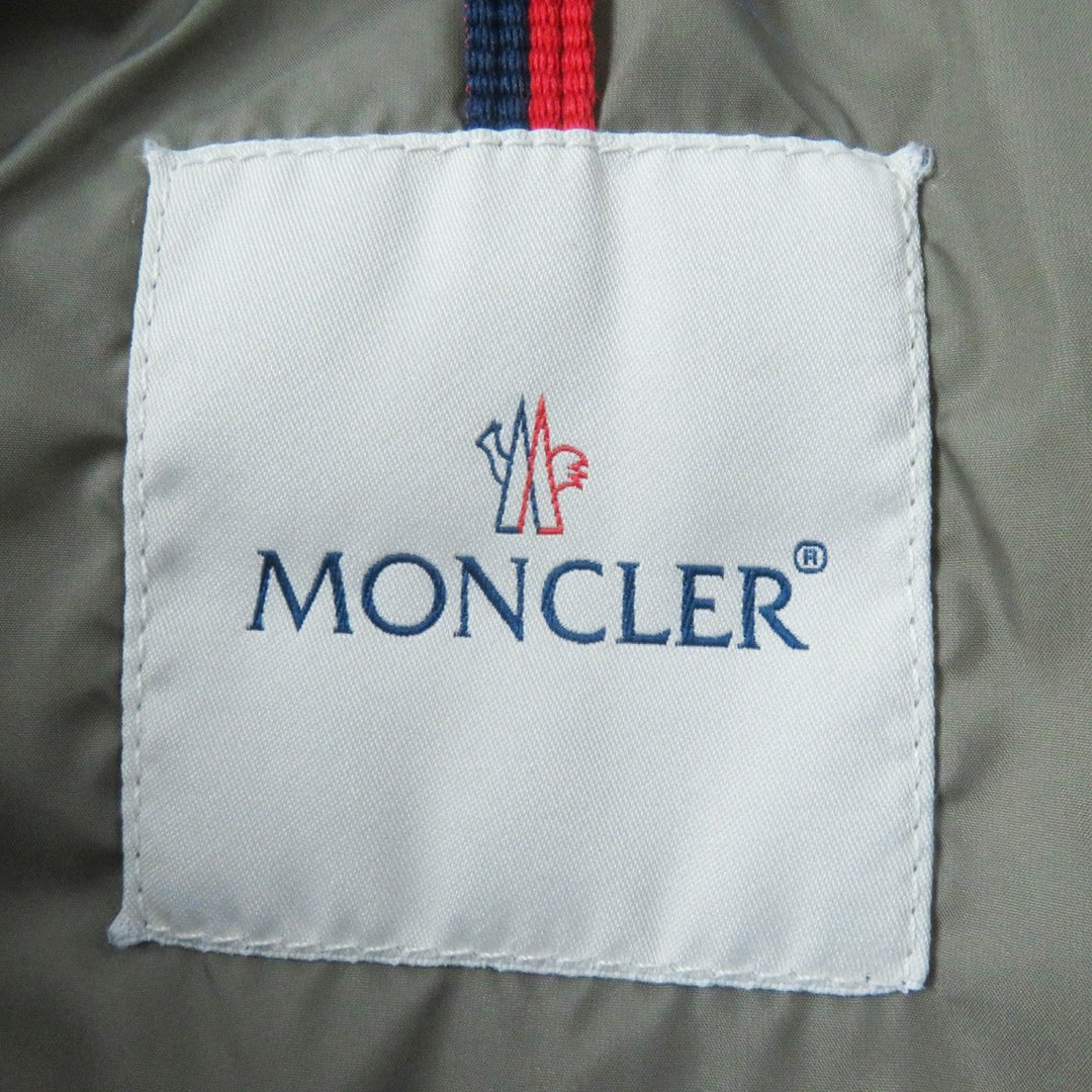 MONCLER down coat Main: 100% nylon, Lining: 100% nylon, Filling: 90% down, Filling: 10% feather beige FLAMMETTE Women 00 Used Authentic