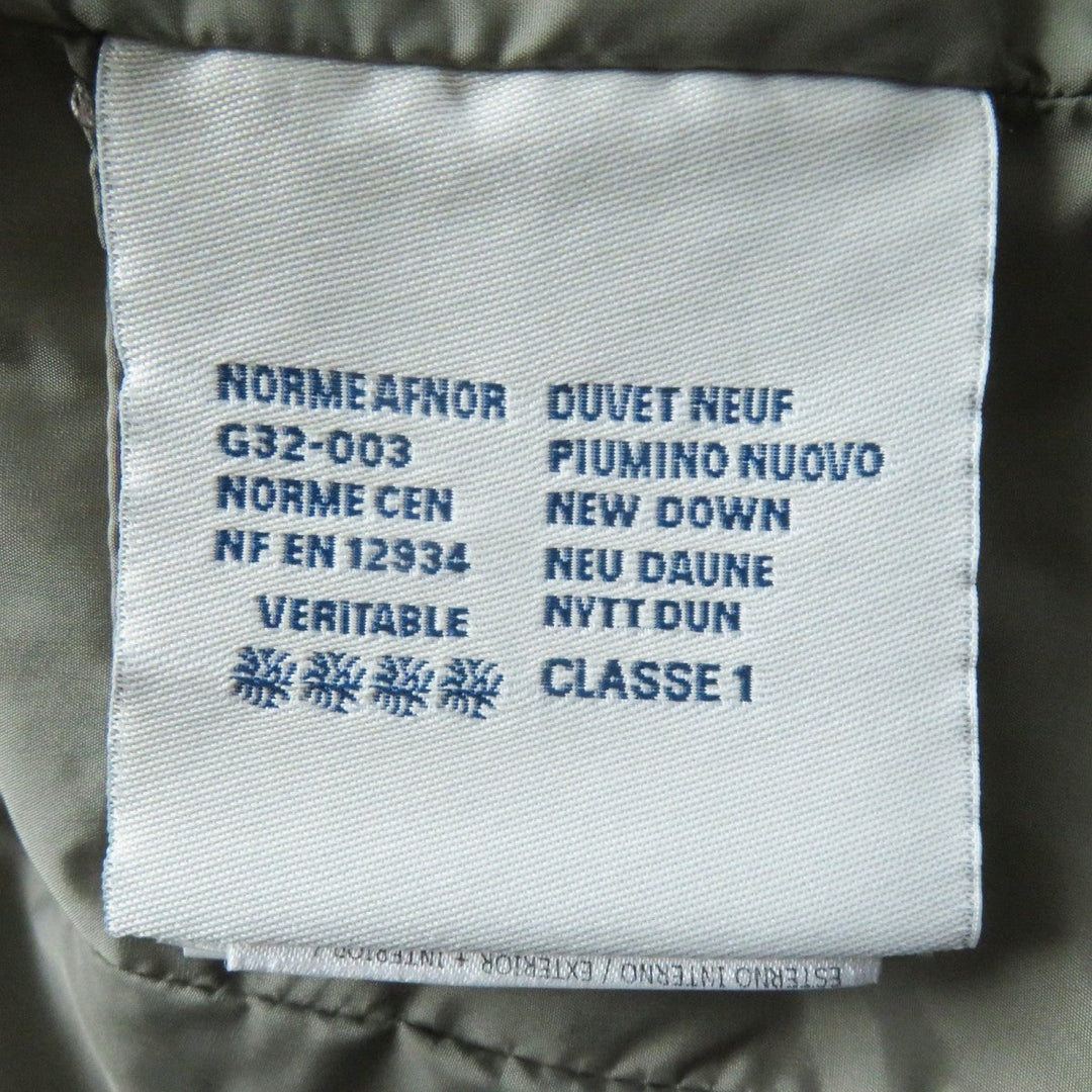 MONCLER down coat Main: 100% nylon, Lining: 100% nylon, Filling: 90% down, Filling: 10% feather beige FLAMMETTE Women 00 Used Authentic