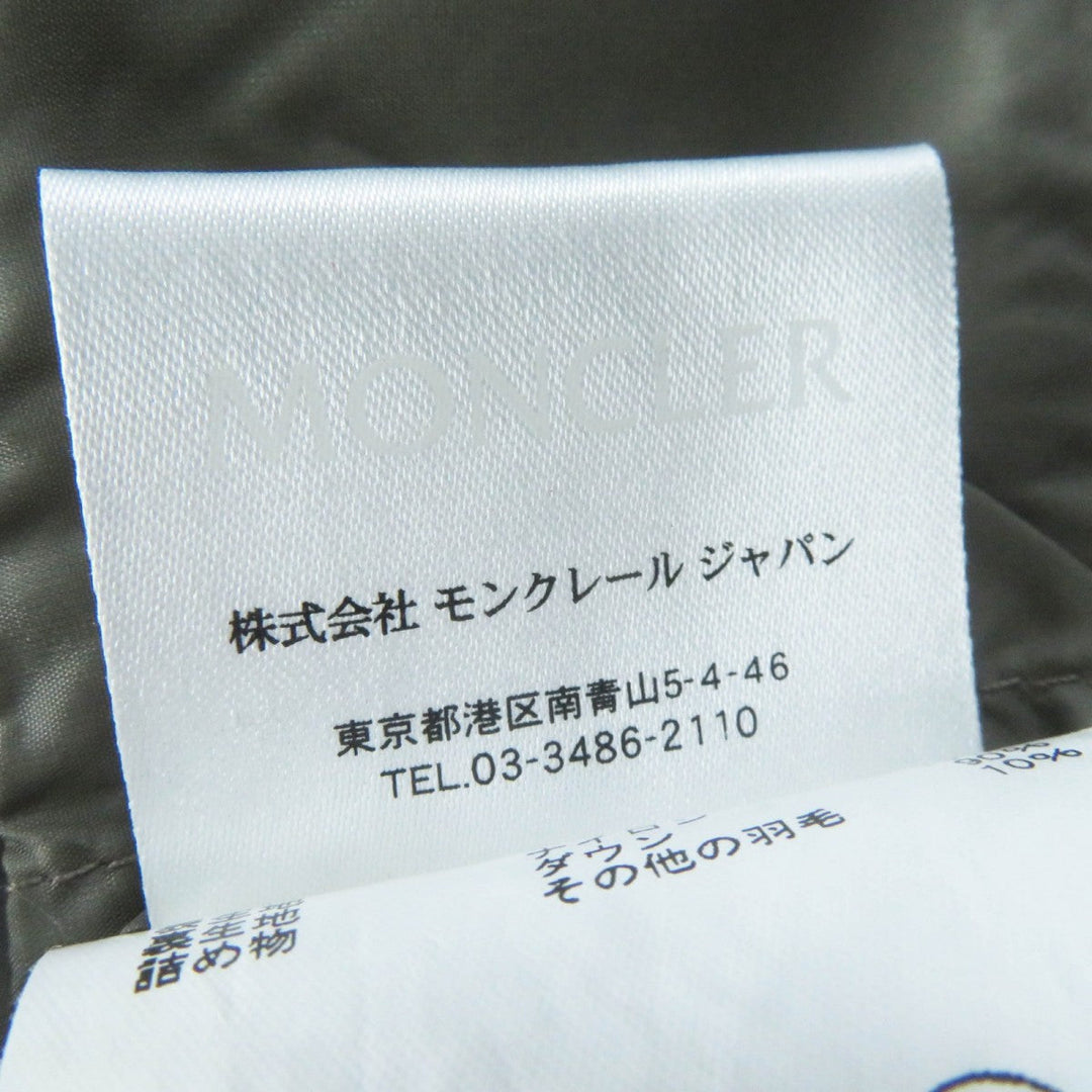 MONCLER down coat Main: 100% nylon, Lining: 100% nylon, Filling: 90% down, Filling: 10% feather beige FLAMMETTE Women 00 Used Authentic