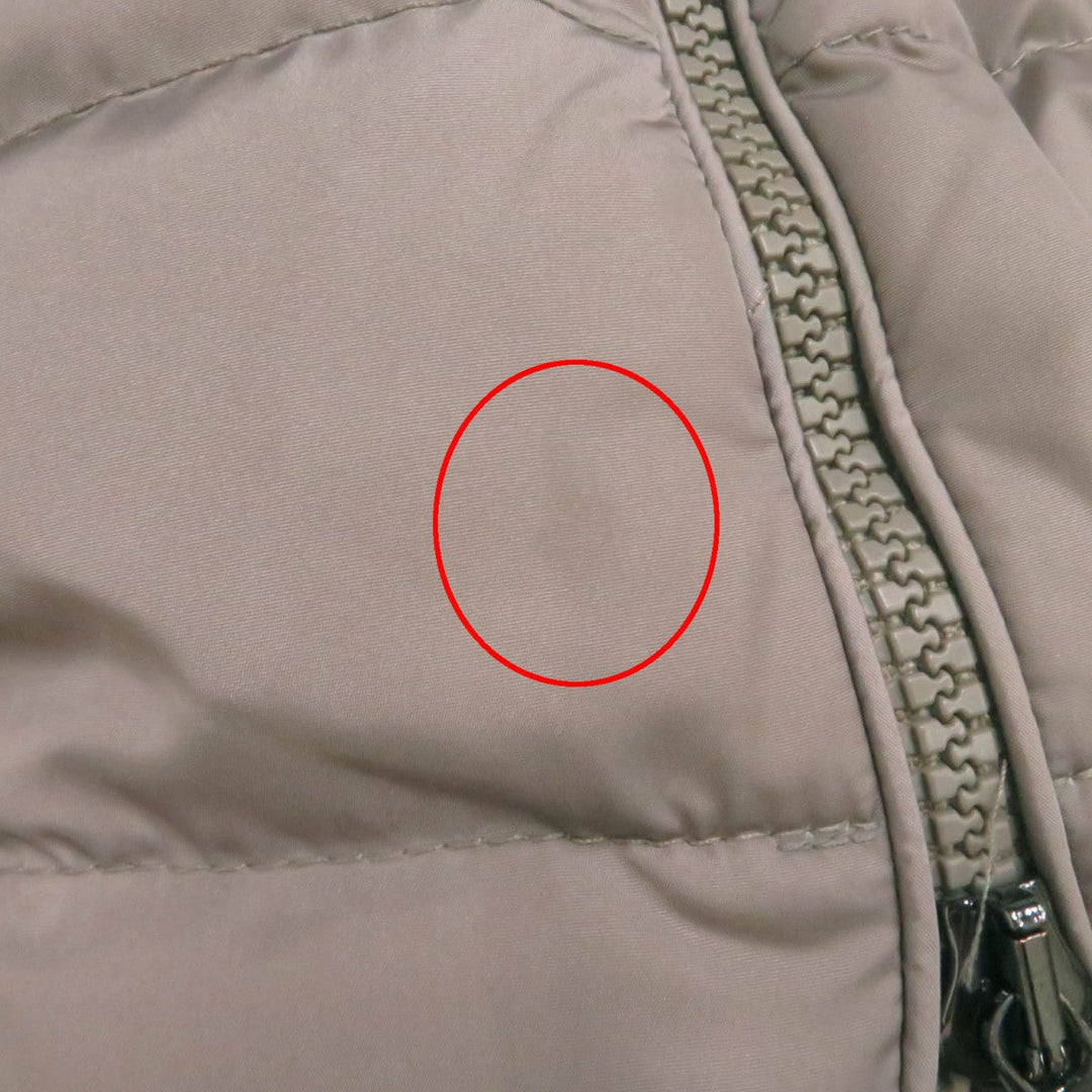 MONCLER down coat Main: 100% nylon, Lining: 100% nylon, Filling: 90% down, Filling: 10% feather beige FLAMMETTE Women 00 Used Authentic