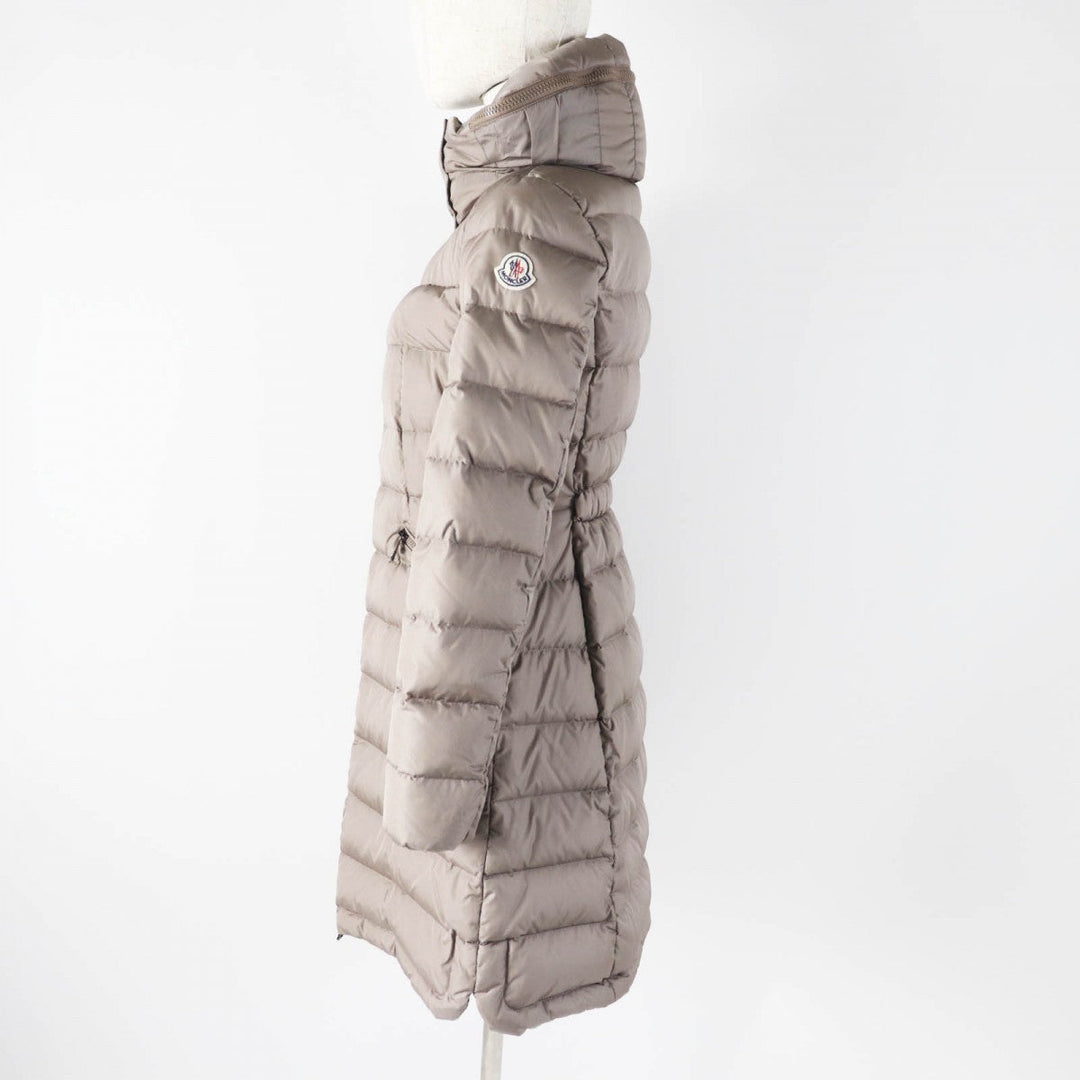 MONCLER down coat Main: 100% nylon, Lining: 100% nylon, Filling: 90% down, Filling: 10% feather beige FLAMMETTE Women 00 Used Authentic