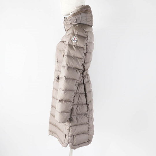 MONCLER down coat Main: 100% nylon, Lining: 100% nylon, Filling: 90% down, Filling: 10% feather beige FLAMMETTE Women 00 Used Authentic