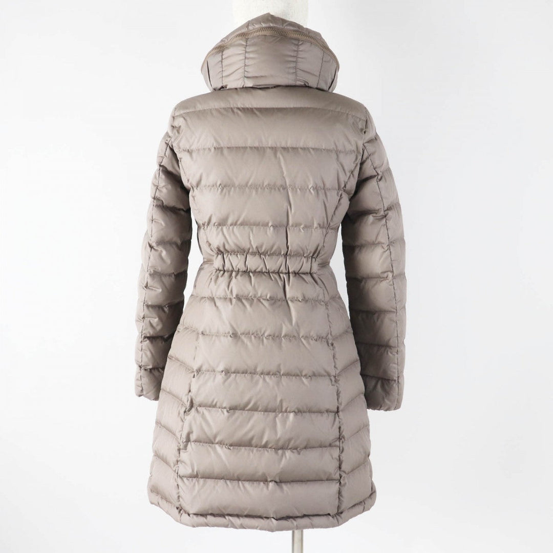 MONCLER down coat Main: 100% nylon, Lining: 100% nylon, Filling: 90% down, Filling: 10% feather beige FLAMMETTE Women 00 Used Authentic