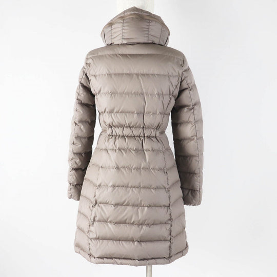 MONCLER down coat Main: 100% nylon, Lining: 100% nylon, Filling: 90% down, Filling: 10% feather beige FLAMMETTE Women 00 Used Authentic