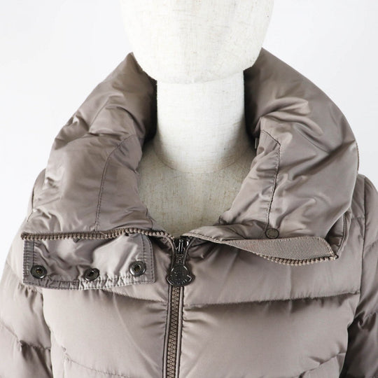 MONCLER down coat Main: 100% nylon, Lining: 100% nylon, Filling: 90% down, Filling: 10% feather beige FLAMMETTE Women 00 Used Authentic