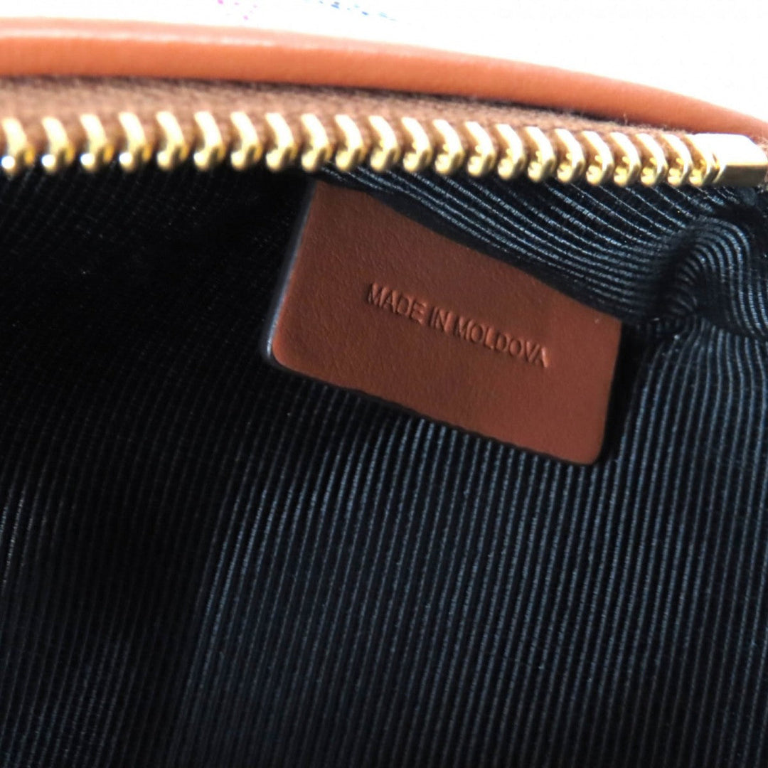 BURBERRY Accessory pouch 8067159 Part: Cowhide Main: Acrylic, cotton, polyurethane, polyester beige Burberry Prorsum Women Used Authentic