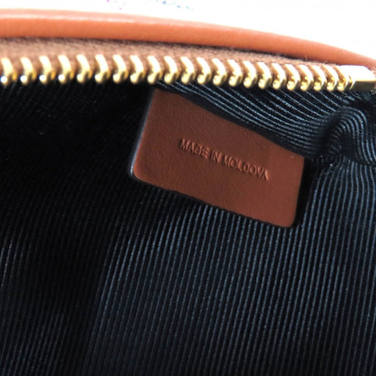 BURBERRY Accessory pouch 8067159 Part: Cowhide Main: Acrylic, cotton, polyurethane, polyester beige Burberry Prorsum Women Used Authentic