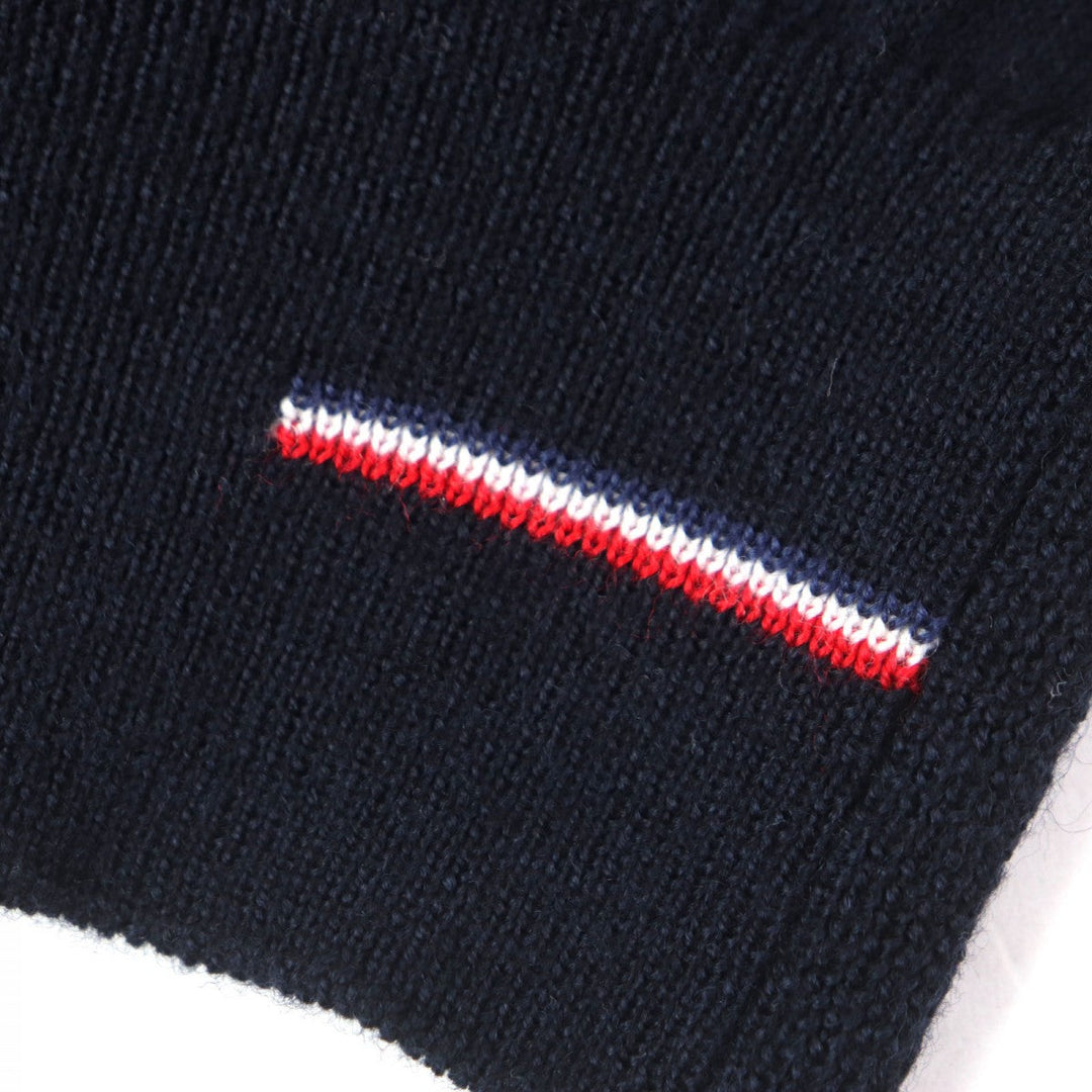 MONCLER cardigan Main: 100% wool Dark navy MAGLIONE mens L Used Authentic