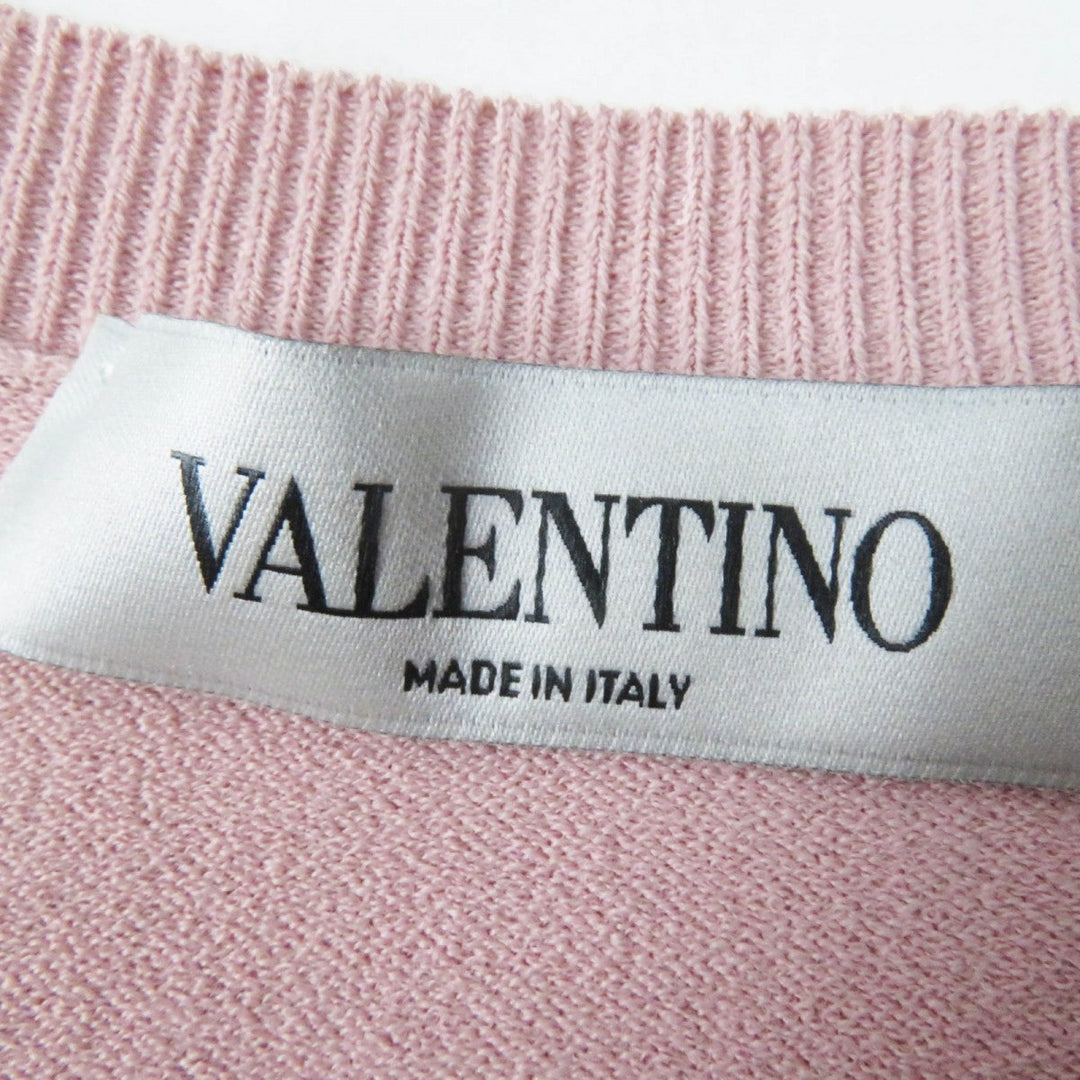 VALENTINO one piece Main: 83% rayon, Main: 17% polyester, Lining: 100% silk, Part: 71% cotton, Part: 21% rayon Dusty Pink Women S Used Authentic