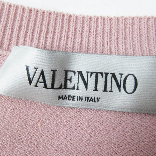 VALENTINO one piece Main: 83% rayon, Main: 17% polyester, Lining: 100% silk, Part: 71% cotton, Part: 21% rayon Dusty Pink Women S Used Authentic