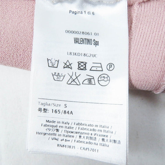 VALENTINO one piece Main: 83% rayon, Main: 17% polyester, Lining: 100% silk, Part: 71% cotton, Part: 21% rayon Dusty Pink Women S Used Authentic