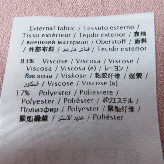 VALENTINO one piece Main: 83% rayon, Main: 17% polyester, Lining: 100% silk, Part: 71% cotton, Part: 21% rayon Dusty Pink Women S Used Authentic