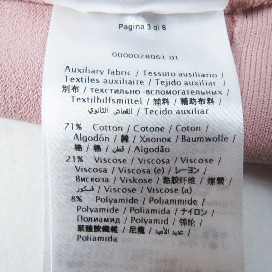 VALENTINO one piece Main: 83% rayon, Main: 17% polyester, Lining: 100% silk, Part: 71% cotton, Part: 21% rayon Dusty Pink Women S Used Authentic