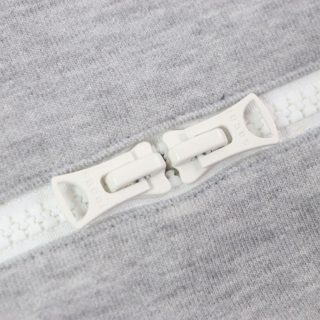 Sacai pullover 22-02731M Outer: 62% cotton, Outer: 38% polyester, Part: 60% cotton, Part: 40% nylon, Part: 70% cotton gray Sponge Sweat Pullover mens 4 Used Authentic