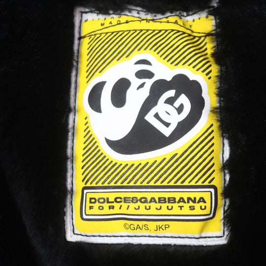 DOLCE&GABBANA Jacket 19AGLZ Outer: 75% polyester, Outer: 25% acrylic, Lining: 90% polyester, Lining: 10% acrylic, Part: 85% polyester black mens XS Used Authentic