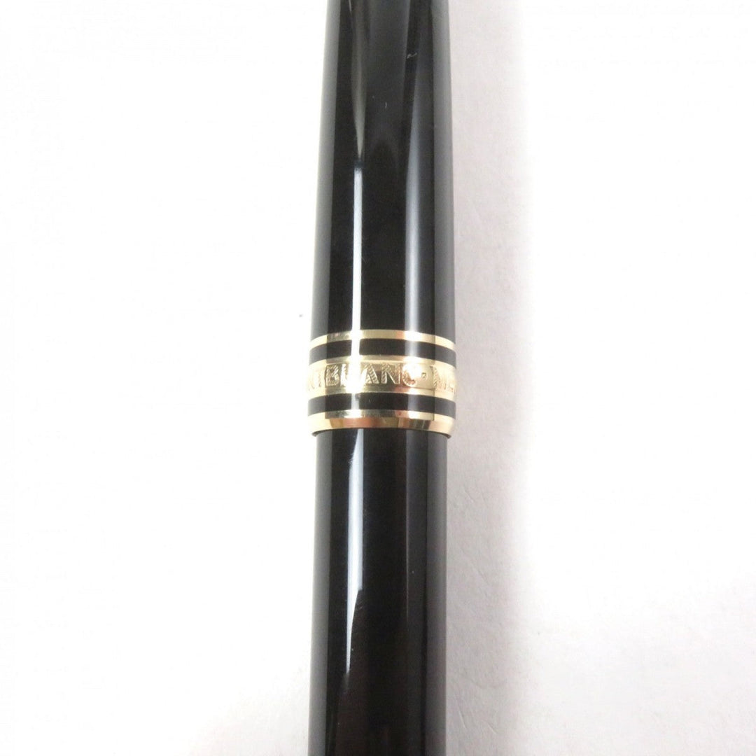 MONTBLANC Ballpoint pen Resin, Gold Plated black Meisterstck Classic mens Used Authentic