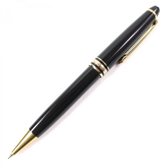 MONTBLANC mechanical pencil Resin, Gold Plated black Meisterstck Classic mens Used Authentic