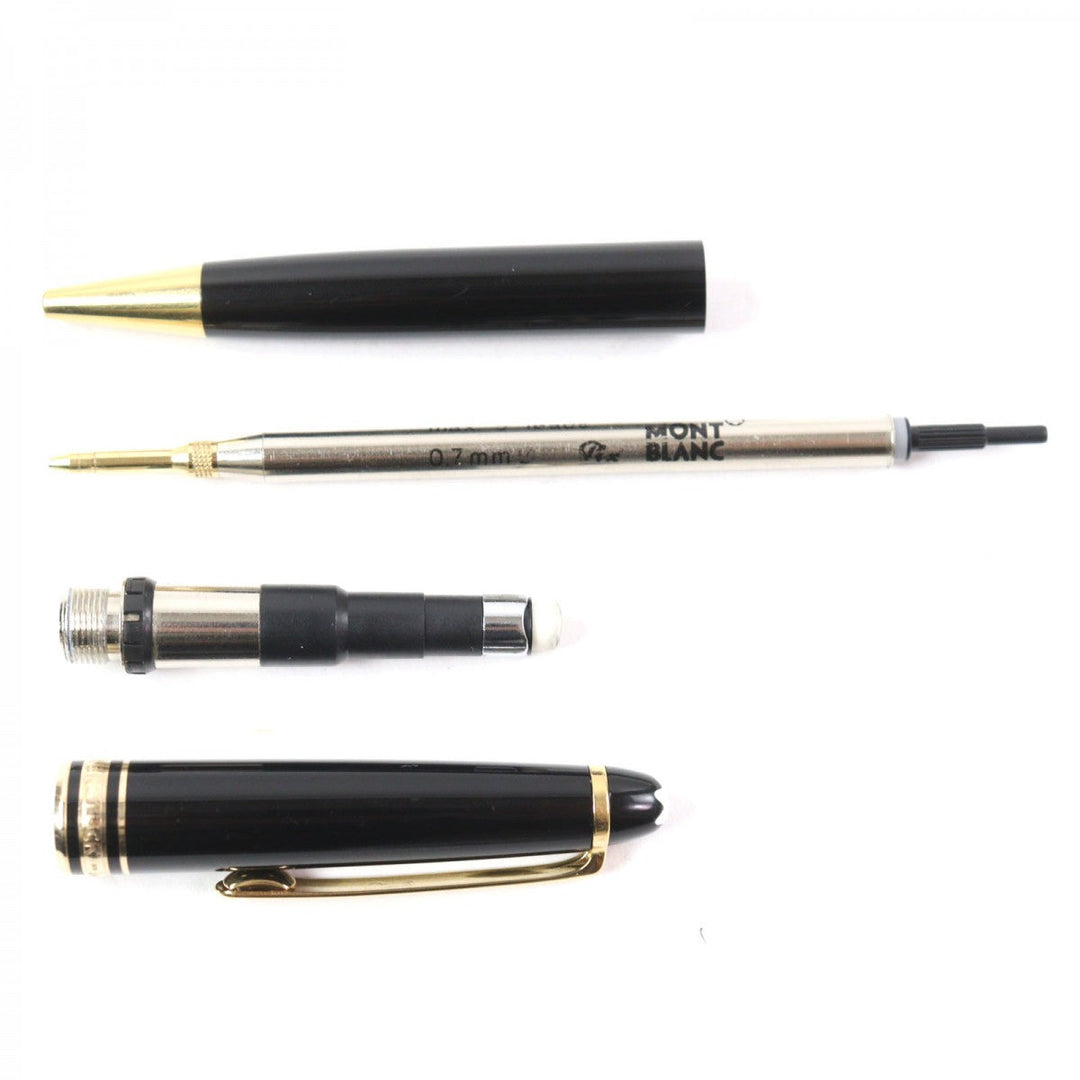 MONTBLANC mechanical pencil Resin, Gold Plated black Meisterstck Classic mens Used Authentic