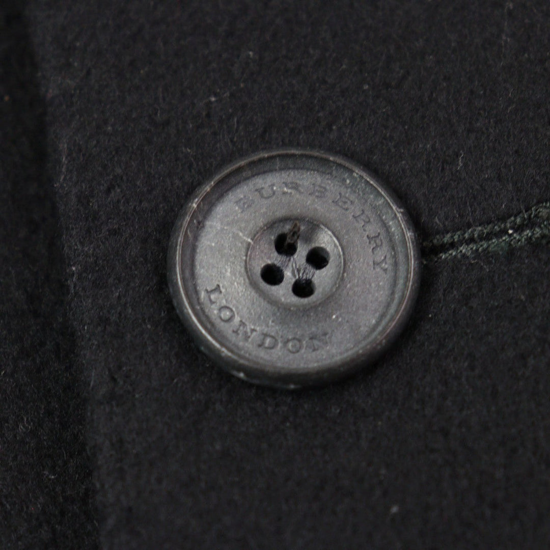 BURBERRY LONDON trench coat 3877791 Outer: 80% virgin wool, Outer: 20% cashmere, Lining: 100% viscose (rayon), Sleeve lining: 55% acetate, Sleeve lining: 45% viscose (rayon) black mens 48 Used Authentic