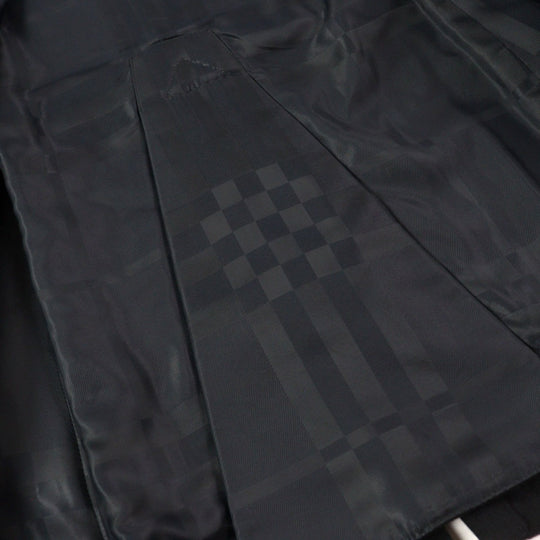 BURBERRY LONDON trench coat 3877791 Outer: 80% virgin wool, Outer: 20% cashmere, Lining: 100% viscose (rayon), Sleeve lining: 55% acetate, Sleeve lining: 45% viscose (rayon) black mens 48 Used Authentic