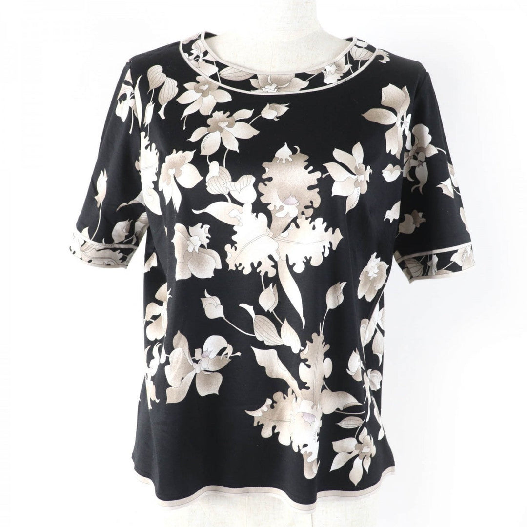 LEONARD FASHION Short sleeve T-shirt cotton black 42