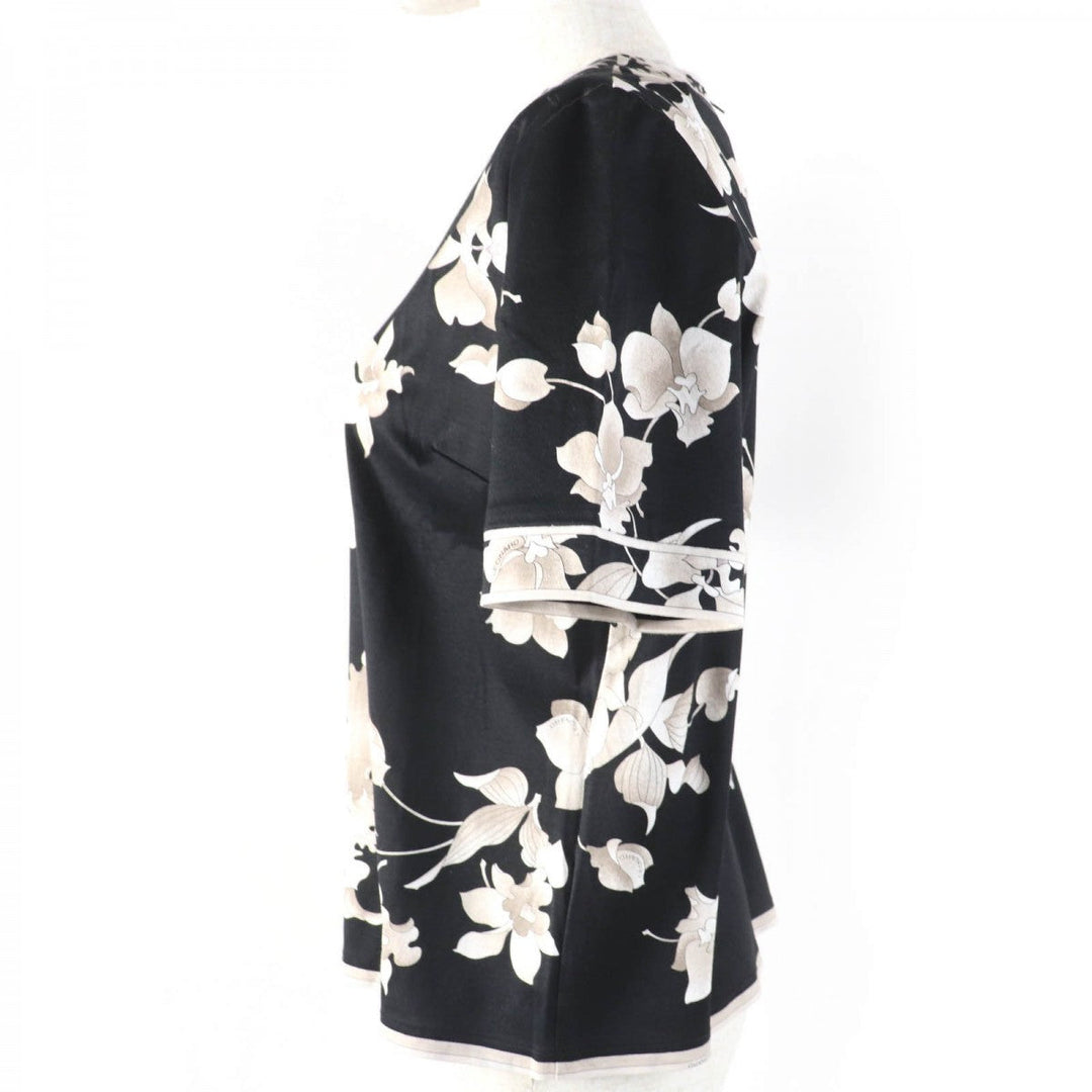 LEONARD FASHION Short sleeve T-shirt cotton black 42