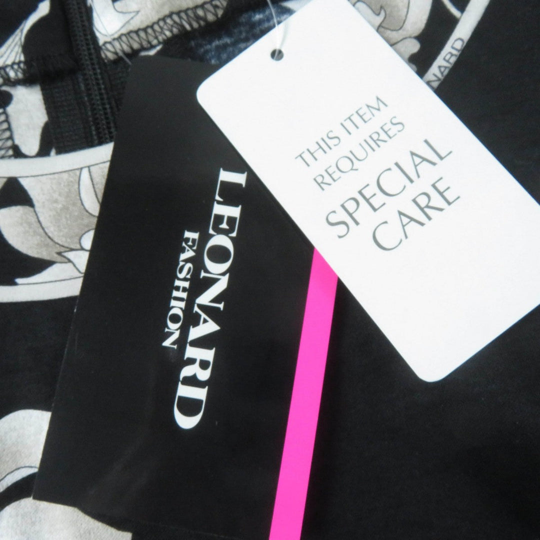 LEONARD FASHION Short sleeve T-shirt cotton black 42