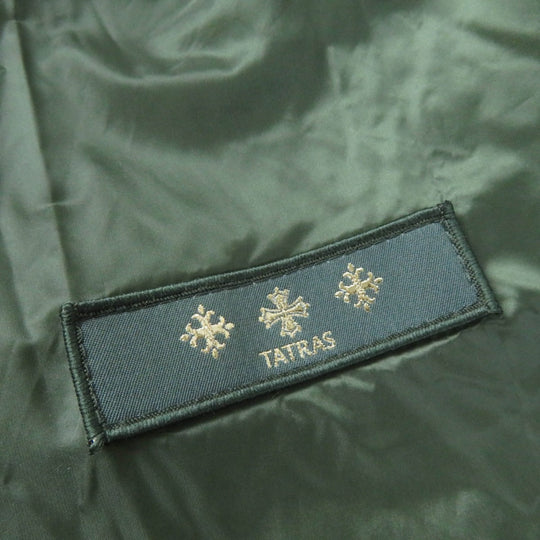 TATRAS Down jacket LTA20A4692 Main: 100% nylon, Filling: 90% down, Filling: 10% feather, Lining: 100% nylon, Fur: raccoon khaki MALE Women Used Authentic