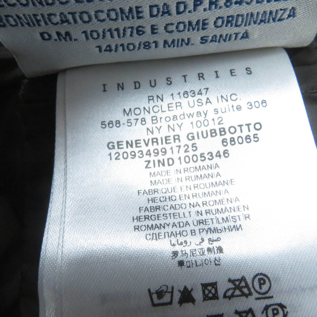 MONCLER down coat Main: 100% nylon, Lining: 90% down, Lining: 10% feather Brown GENEVRIER Women 1 Used Authentic