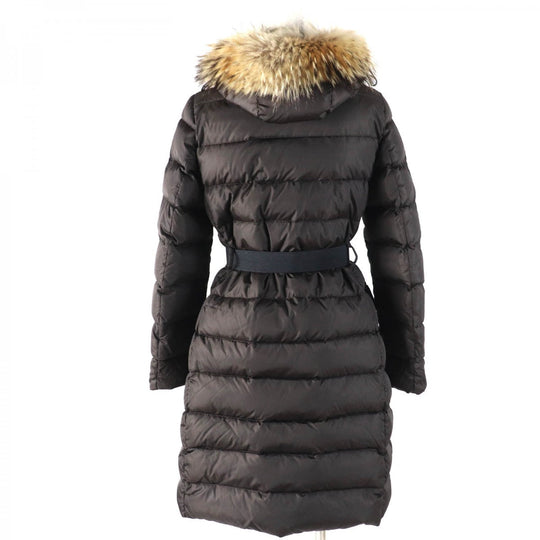 MONCLER down coat Main: 100% nylon, Lining: 90% down, Lining: 10% feather Brown GENEVRIER Women 1 Used Authentic
