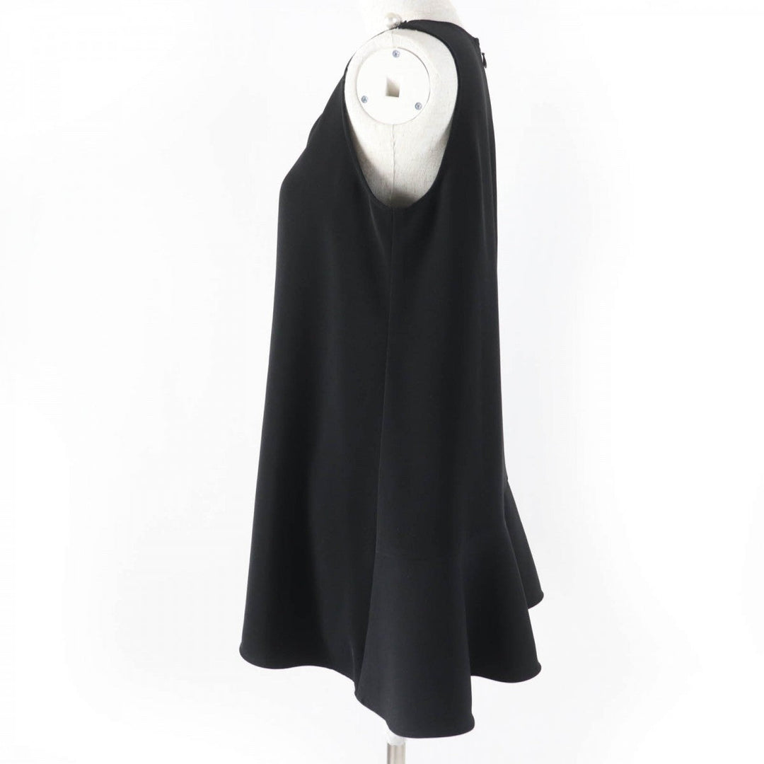 YOKO CHAN blouse YCB-219-127 Main: 100% polyester, Part: 100% cupra black Women 38 Used Authentic