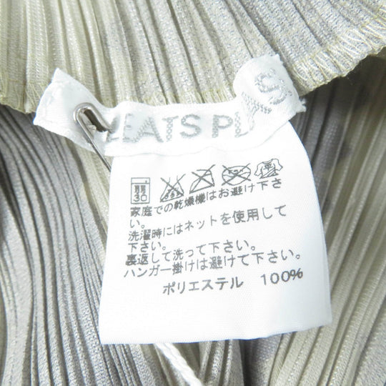 PLEATS PLEASE Cut PP33-JT654 polyester Blue Beige type 3