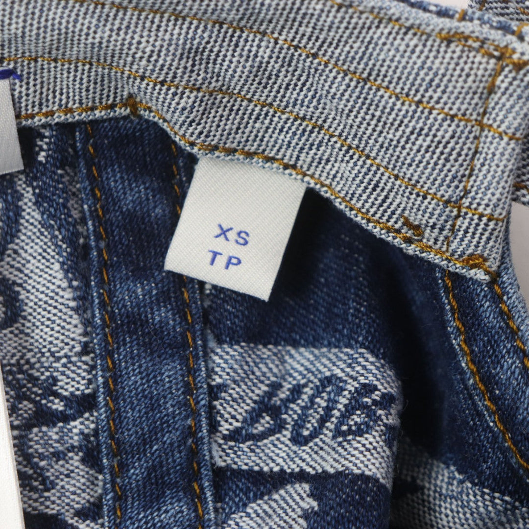 BURBERRY cap 8085749 cotton Indigo mens XS Used Authentic