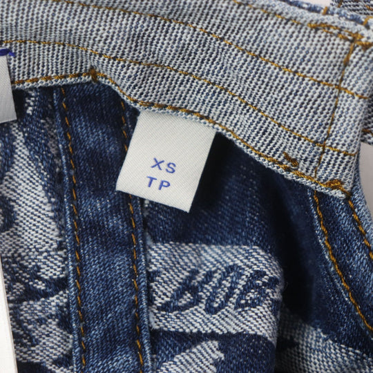 BURBERRY cap 8085749 cotton Indigo mens XS Used Authentic